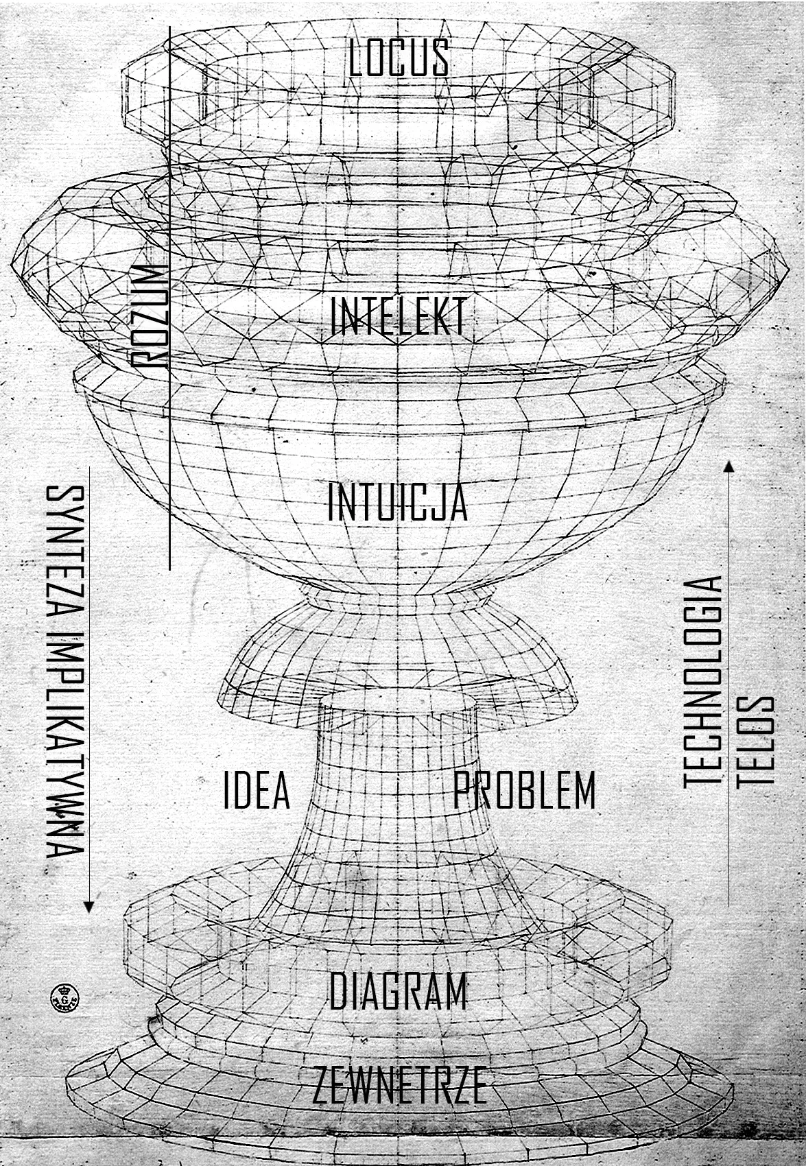 Grafika wykonana przez @electric.fur na podstawie szkicu Paolo Uccello